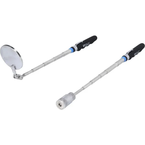 Brilliant Tools Teleskopinis veidrodis D52mm ir magnetas 2 kg, ilgis 620 mm image 1