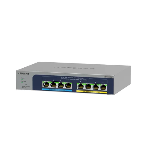NETGEAR 8 prievadų Ultra60 PoE++ 2,5G jungiklis, pilkas image 2