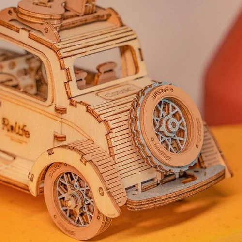 ROKR medinė 3D dėlionė Automobilis image 2