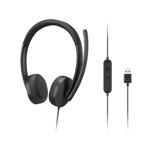 Lenovo 4XD1P83425 laidinės ausinės USB-A, juodos image 2