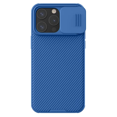 Nillkin CamShield Pro dėklas iPhone 15 Pro Max, mėlynas image 1