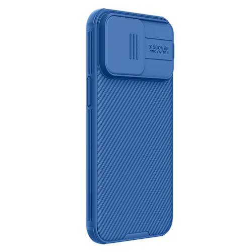 Nillkin CamShield Pro dėklas iPhone 15 Pro Max, mėlynas image 3