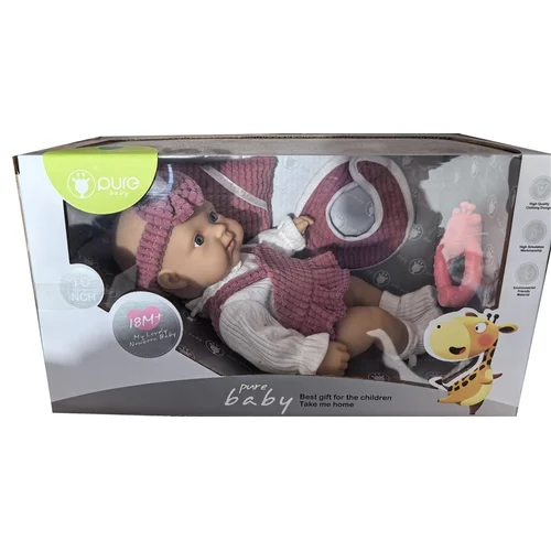 Lėlė kūdikis Pure baby DF10-014C, 25 cm image 2