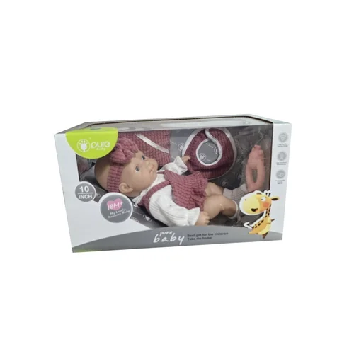 Lėlė kūdikis Pure baby DF10-014C, 25 cm image 3