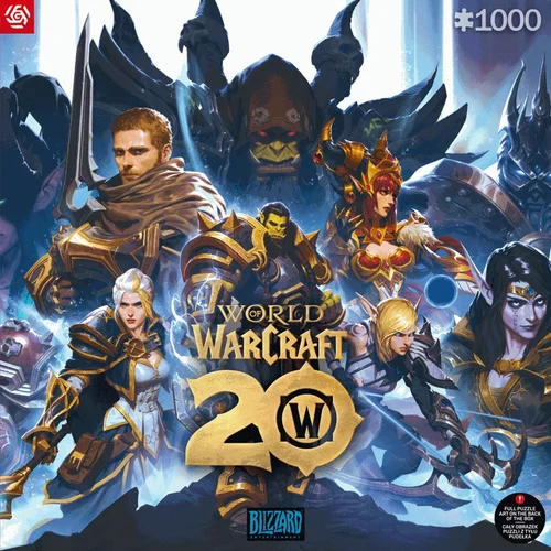 Good Loot Gaming World of Warcraft 20-ojo jubiliejaus dėlionė, 1000 vnt. image 1