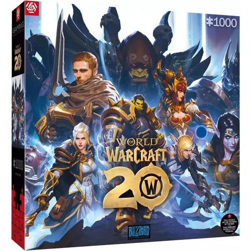 Good Loot Gaming World of Warcraft 20-ojo jubiliejaus dėlionė, 1000 vnt. image 3