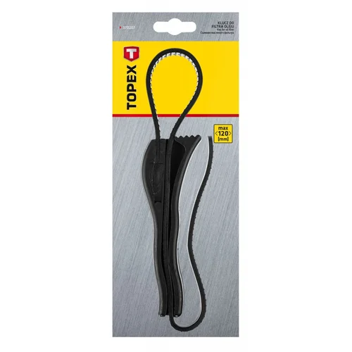 TOPEX alyvos filtro juostinis raktas Ø120 mm image 2