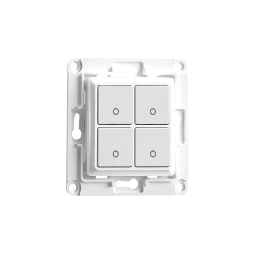 Shelly Wallswitch 4 White sieninis jungiklis, 4 mygtukų image 1
