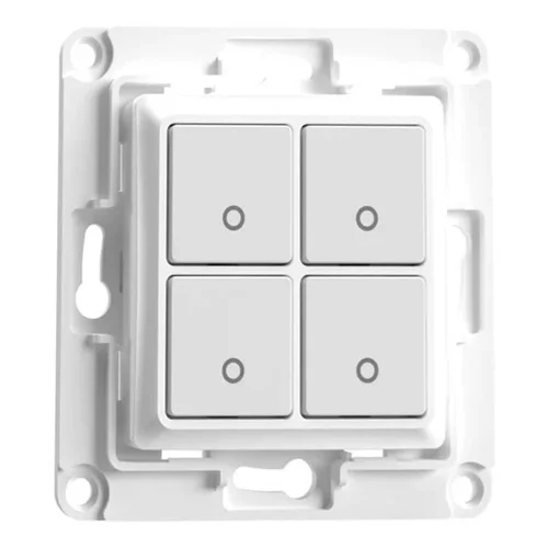 Shelly Wallswitch 4 White sieninis jungiklis, 4 mygtukų image 2