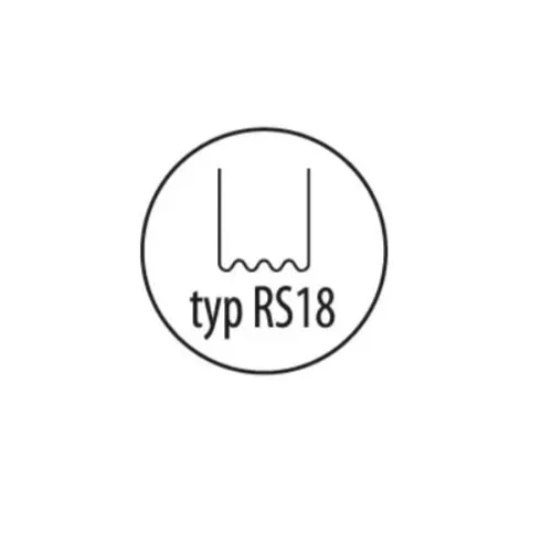 DEDRA DED75275 plastikinės sąvaržėlės, RS18, 0,8 mm, 100 vnt. image 1