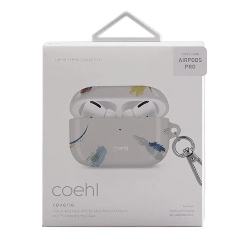 Uniq Coehl Reverie dėklas AirPods Pro, smėlio / Ivory image 3