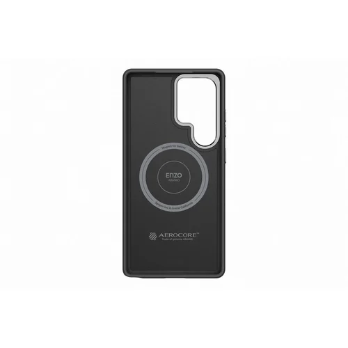 FPS938PGABW Enzo Aramid Dėklas Samsung Galaxy S25 Ultra Juoda Sidabrinė image 2