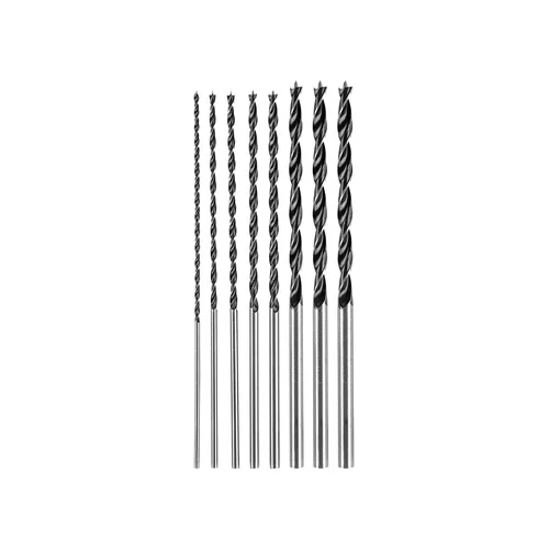 GRAPHITE Medienos grąžto rinkinys 4–12 mm x 300 mm image 1