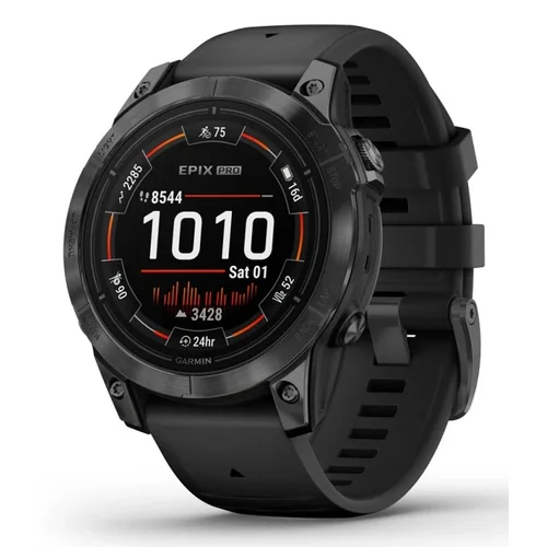 Garmin epix Pro (Gen 2) 47 mm AMOLED GPS pilkas image 1