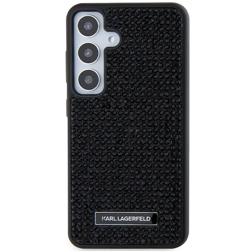Karl Lagerfeld Kristalų Logo dėklas Samsung Galaxy S24, juodas image 3