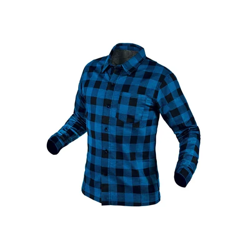 NEO 81-545-M flaneliniai marškiniai, tamsiai mėlyni, dydis M image 1
