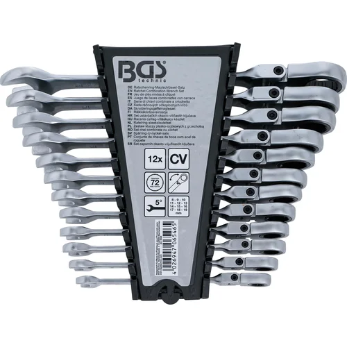 BGS technic 6546 terkšlinių raktų rinkinys, 12 vnt. image 2
