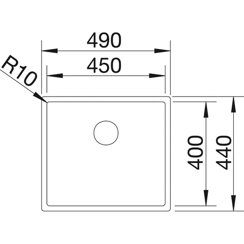 BLANCO CLARON 450-IF plautuvė image 3