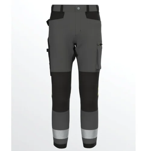 BoSafety TENSION-0602 darbo kelnės, 66, Olive/Black image 2