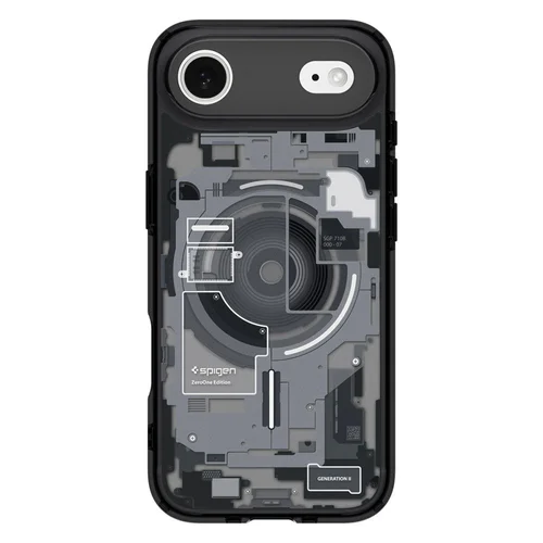 Spigen Ultra Hybrid MagSafe Zero One dėklas iPhone 17 Air, juodas image 2