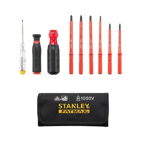 Stanley Fatmax VDE el. atsuktuvų rink. 10 vnt. krepšyje, 1000V image 2