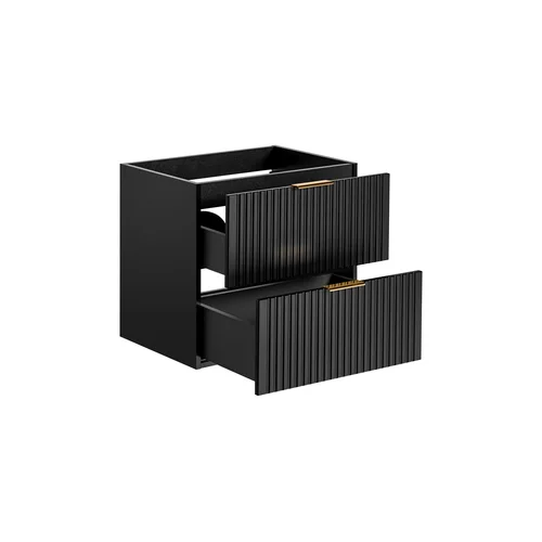 COMAD ADEL BLACK 82-60-B-2S Juoda Vonios spintelė 60 cm image 2
