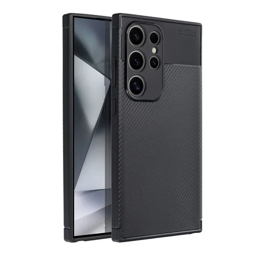 Samsung S24 Ultra Carbon Premium juodas dėklas image 1