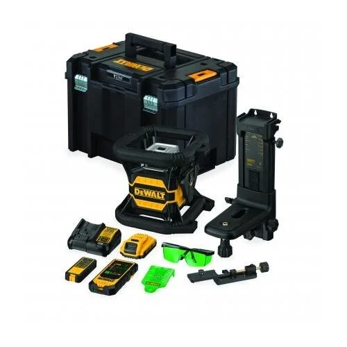 DeWalt DCE080D1GS-QW Akumuliatorinis rotacinis lazerinis nivelyras 18 V, 1x2,0 Ah image 1