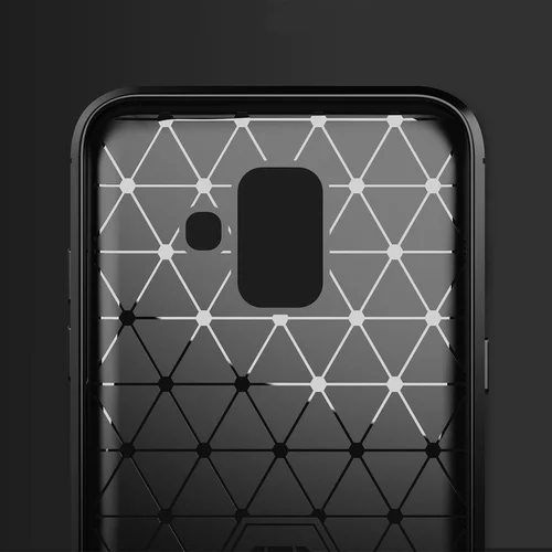 KARBONO dėklas Samsung Galaxy A6 (2018), juodas image 3