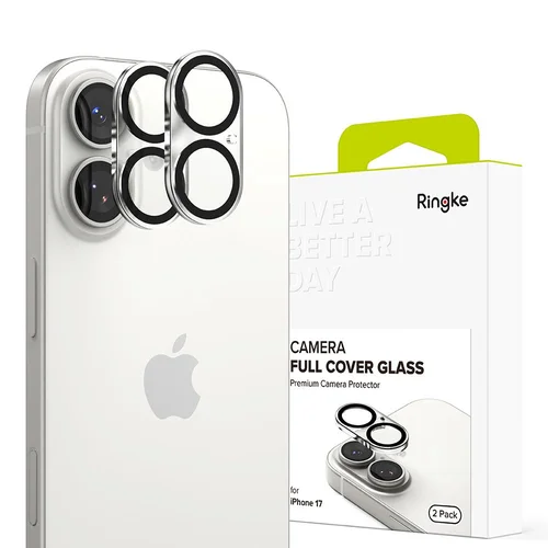 Ringke iPhone 17 kameros apsauga, juoda, 2 vnt. image 1