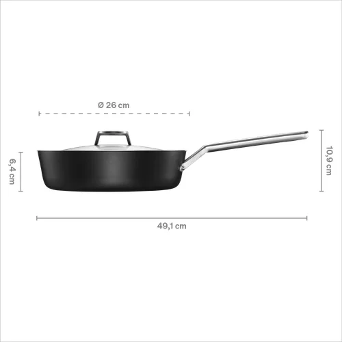 Fiskars Taiten keptuvė-troškinimo indas 26 cm image 3