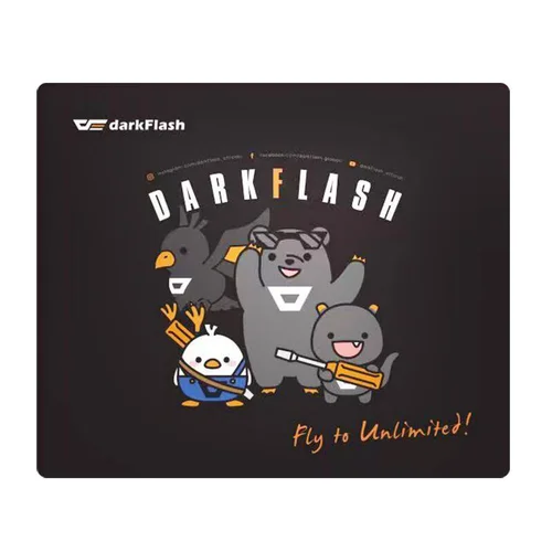 Darkflash žaidimų pelės kilimėlis 30 × 25 cm image 3