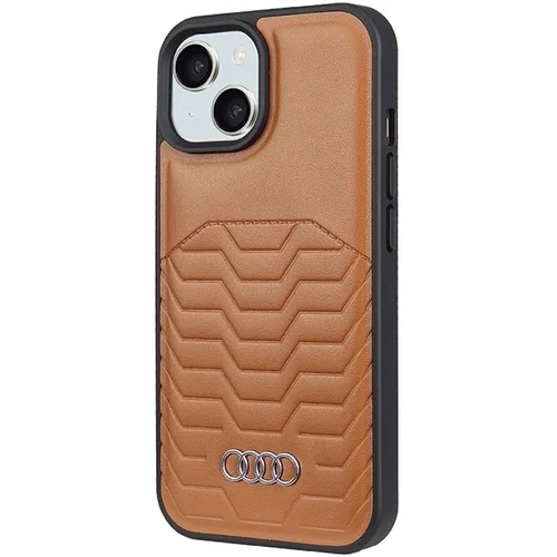 Audi MagSafe dėklas iPhone 15 Plus / 14 Plus, rudas image 2