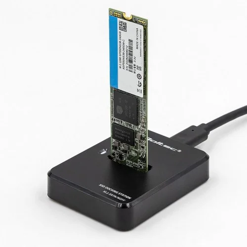 Qoltec M.2 SATA NGFF SSD korpusas image 2