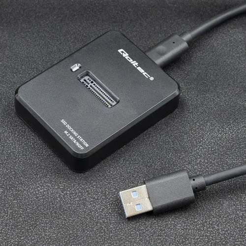 Qoltec M.2 SATA NGFF SSD korpusas image 3