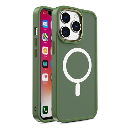iPhone 15 Pro Max rožinis matinis dėklas su MagSafe image 2