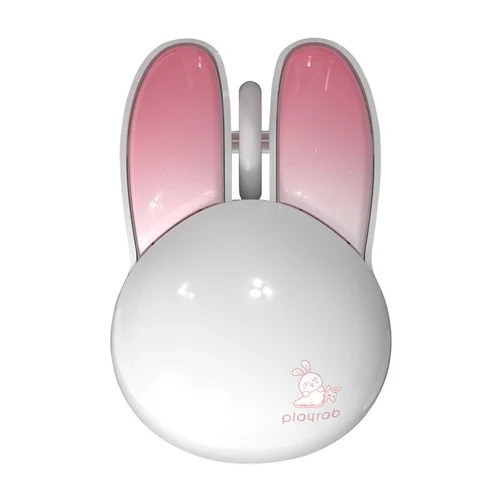 MOFII M6DM belaidė Bluetooth pelė, balta-rožinė image 2