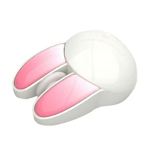 MOFII M6DM belaidė Bluetooth pelė, balta-rožinė image 3
