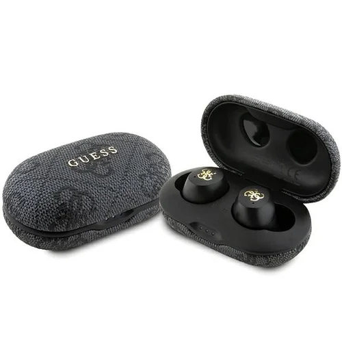 Guess 4G Metal TWS ENC ausinės, juodos image 1