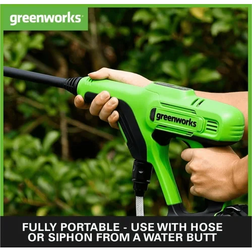 GreenWorks G24WP Akumuliatorinė plovykla 24V 4Ah image 2