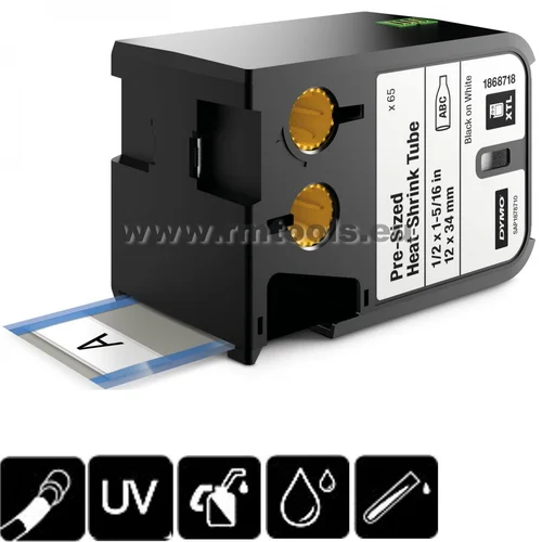 DYMO XTL termiškai susitraukiantis vamzdelis 6 mm × 34 mm (81) image 1