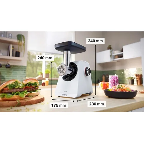 Bosch MFWS420W elektrinė mėsmalė 500 W image 3