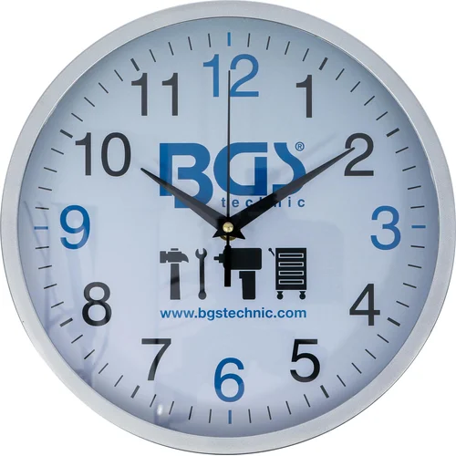 BGS technic CLOCK sieninis kvarcinis laikrodis 250 mm image 1