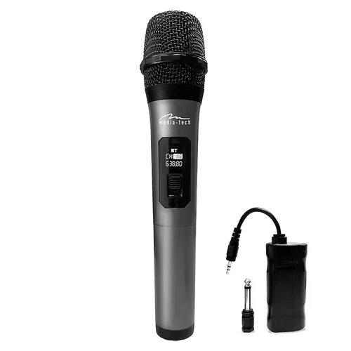 MIC HERO WIRELESS MT398 belaidis karaoke mikrofonas image 1