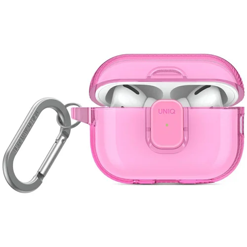 Uniq Glase Pro dėklas AirPods Pro 2, rožinis image 1