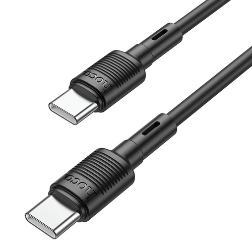 Hoco X83 USB kabelis 60W Type-C į Type-C 1m Juodas image 3