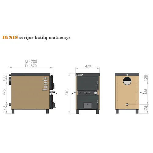 IGNIS M katilas-viryklė 10kW image 2