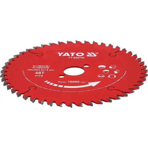 YATO YT-608751 TCT diskas 165 mm, 48 dantų image 1