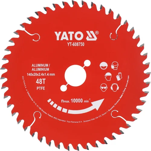 YATO YT-608751 TCT diskas 165 mm, 48 dantų image 2