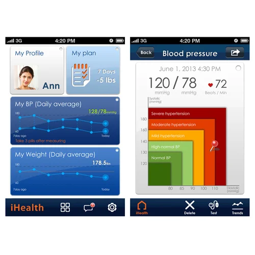 iHealth BP5 belaidis kraujospūdžio matuoklis image 3